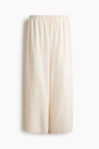 Straight-Leg Scalloped Pants