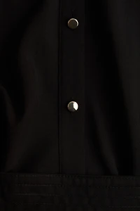 Tie-Belt Shirt Dress