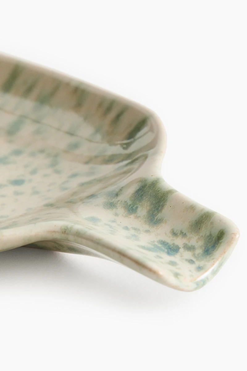 Repose-cuillère en grès cérame