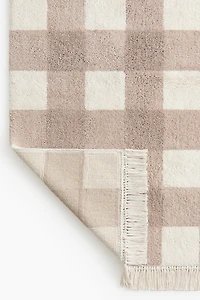 Checked Cotton Rug