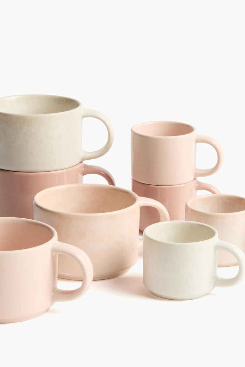 4-Pack Stoneware Mugs