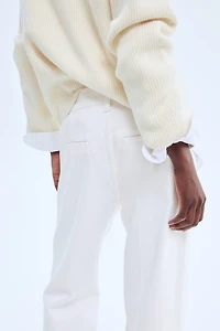 Jean ample taille haute