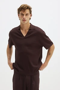 Cooling Regular-Fit Knit Polo Shirt
