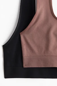 2-Pack Seamless Soft-Cup Bras