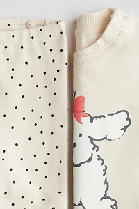 2-Piece Cotton Jersey Set
