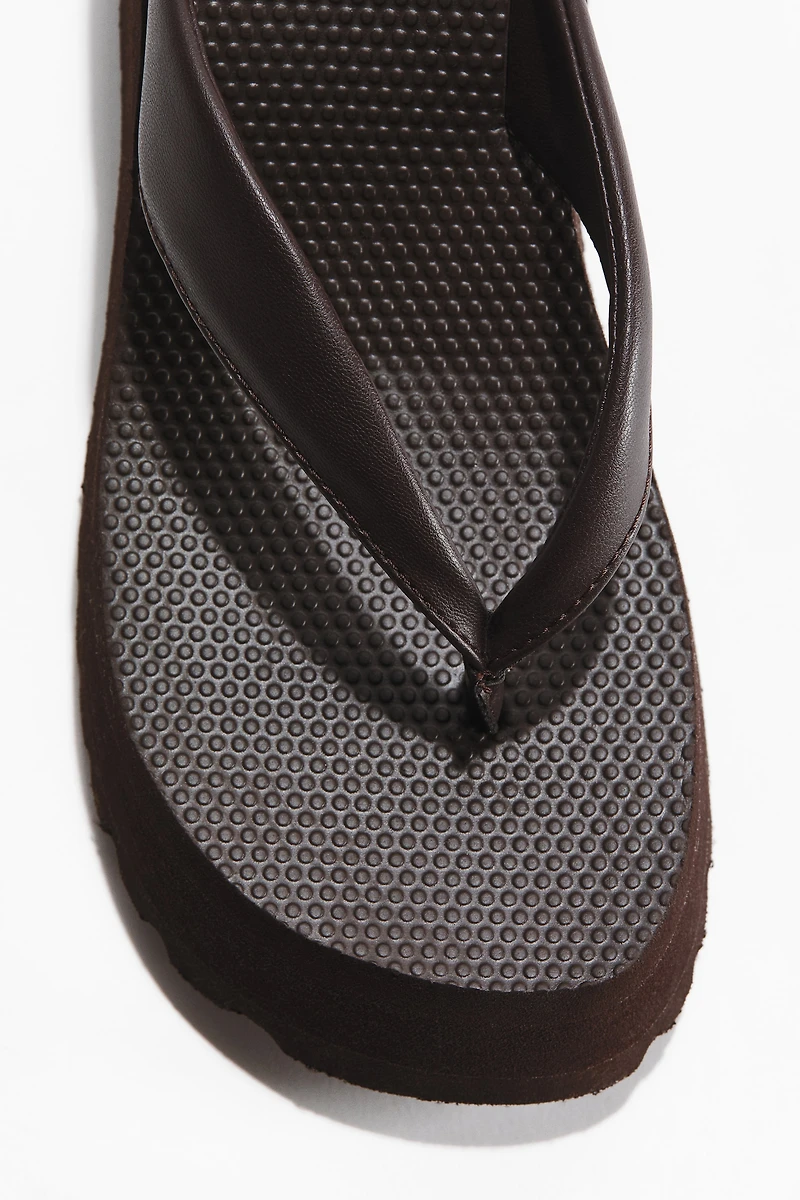 Wedge-Heeled Flip-Flops