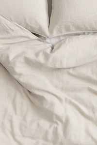 Housse de couette très grand lit double en lin