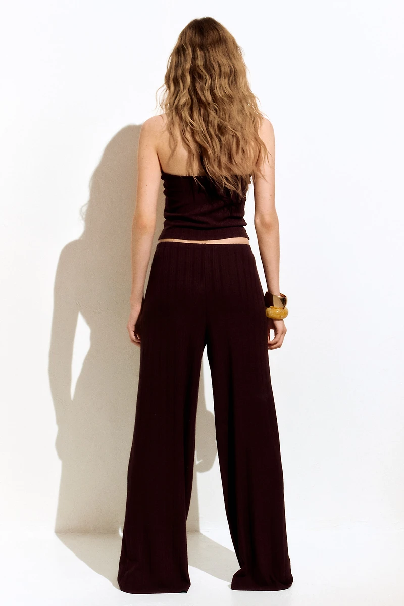 Straight-Leg Pull-On Pants