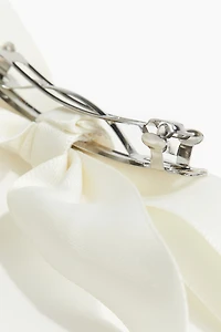 Satin Bow Hair Clip
