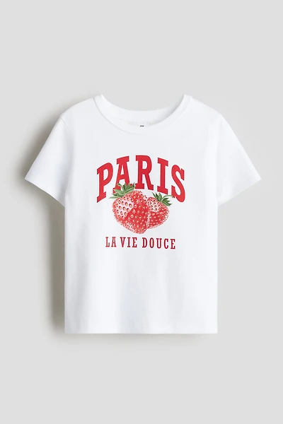 T-shirt avec motif imprimé