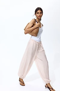 Balloon Pants with Drawstring