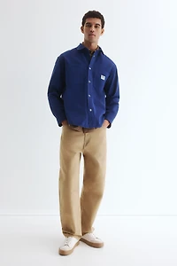 Surchemise grande taille en toile