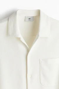 Chemise texturée Coupe Flottante
