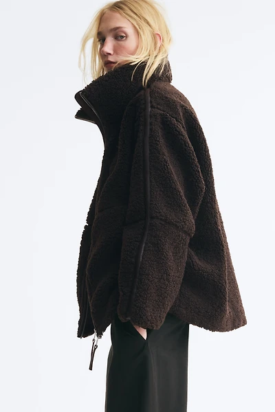 Oversized Teddy Fleece Jacket
