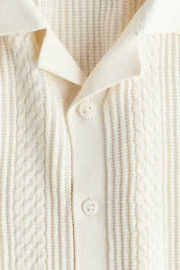 Textured-Knit Resort Shirt
