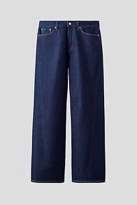 Loose-Fit Twisted Jeans