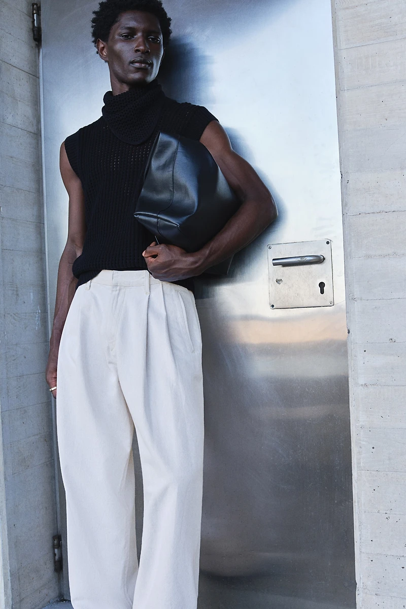 Relaxed-Fit Denim Pants