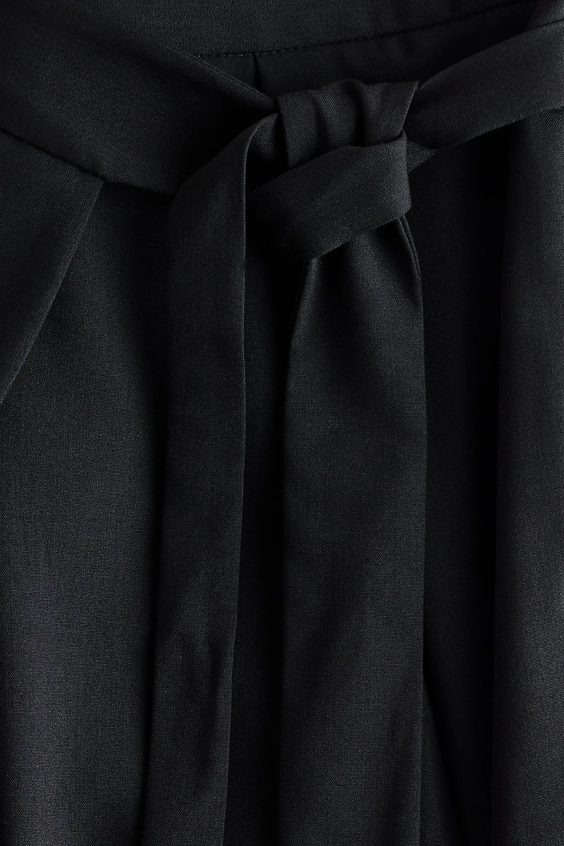 Wrap-Detail Pants