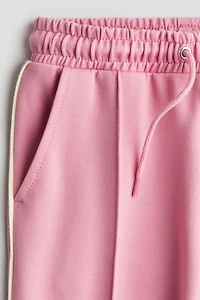 Wide-Leg Creased Pants