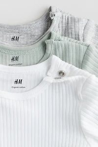 3-pack Ribbed Cotton Bodysuits