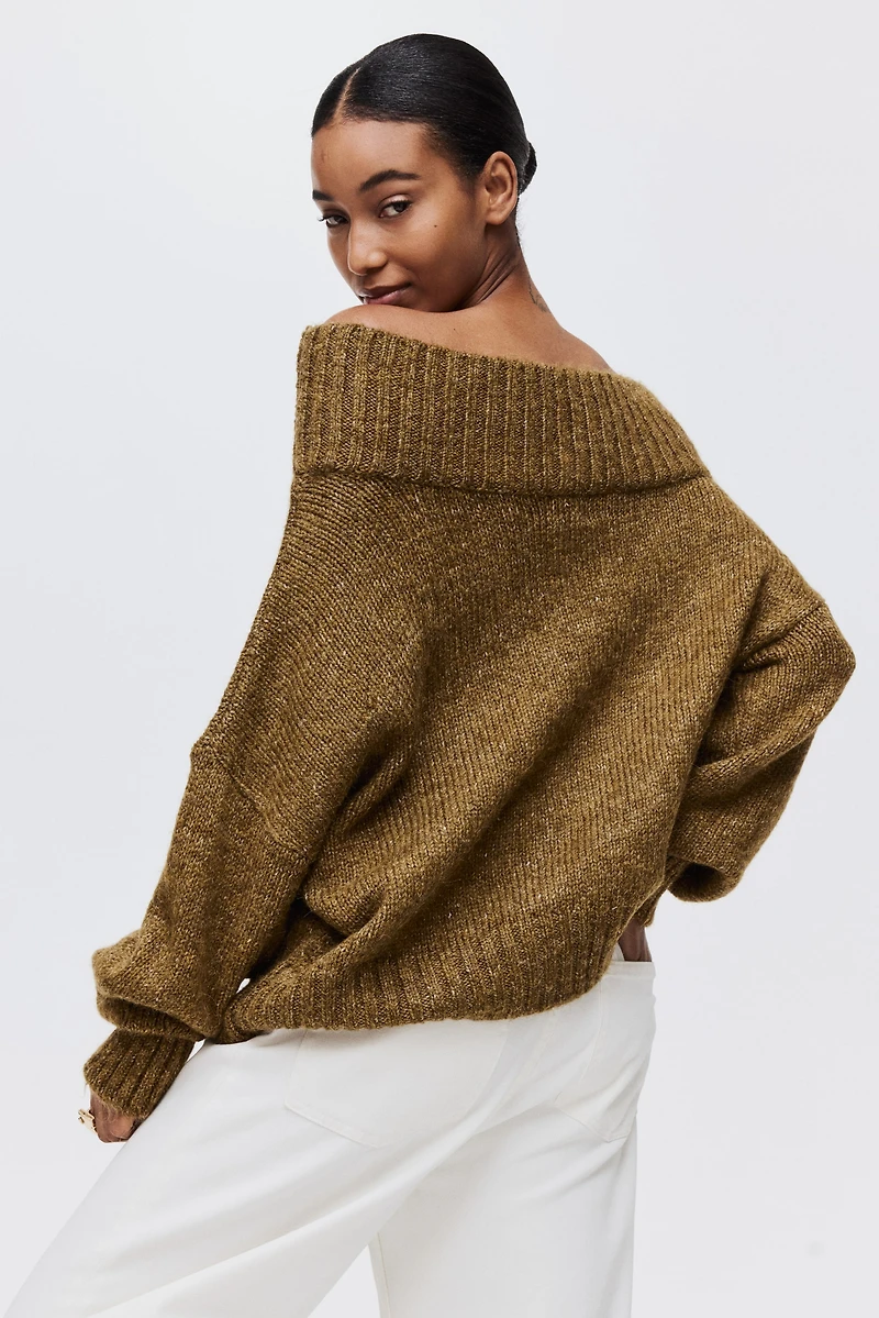 One-Shoulder Sweater