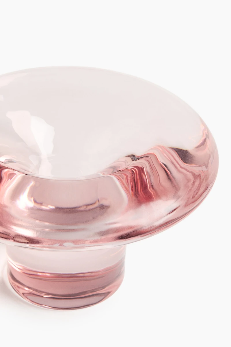Glass Candleholder