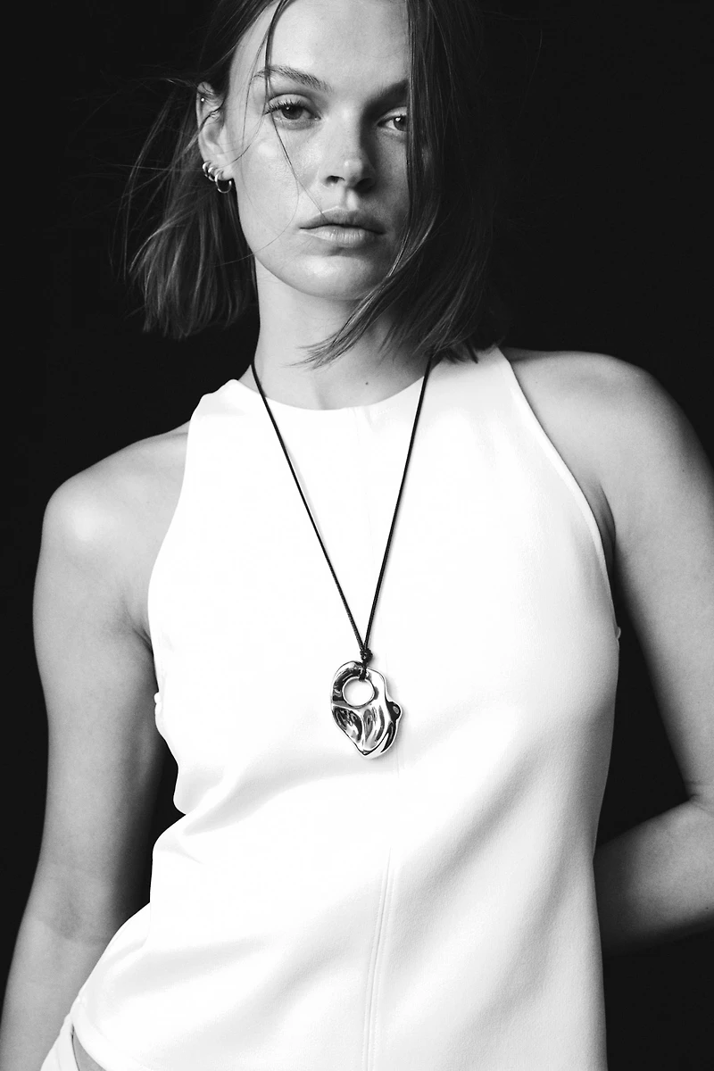 Camisole en jersey point de Rome