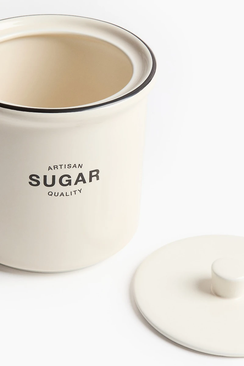 Porcelain Sugar Canister
