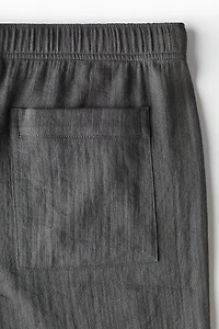 Loose-Fit Cotton Shorts