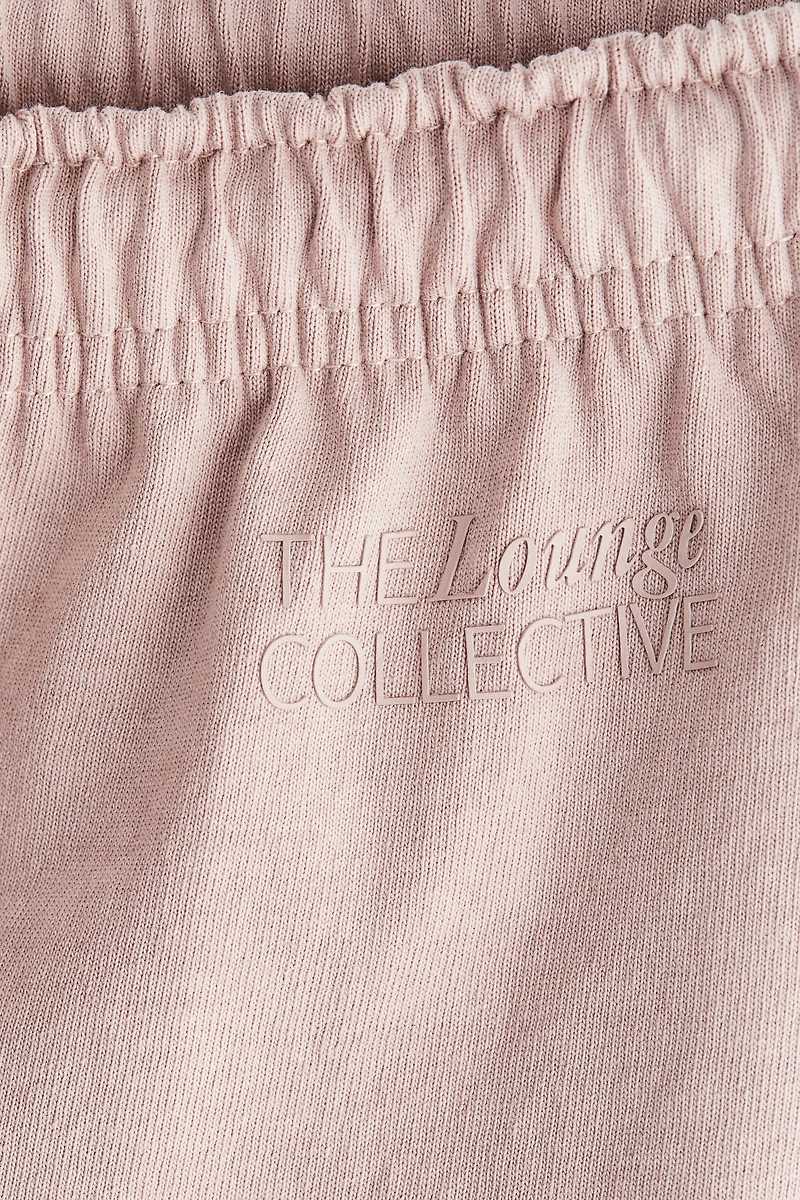 Pantalon en coton à l'aspect délavé