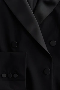 Veste de smoking à fermeture croisée