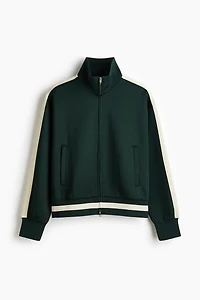 Loose-Fit Track Jacket with Side Stripes