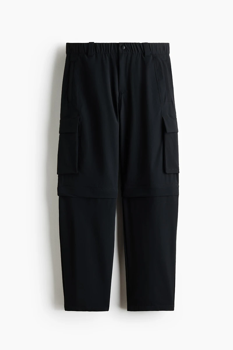 Barrel-Leg Convertible Pants