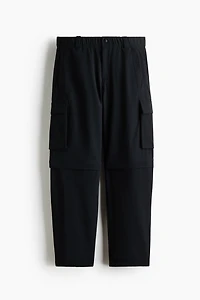 Barrel-Leg Convertible Pants