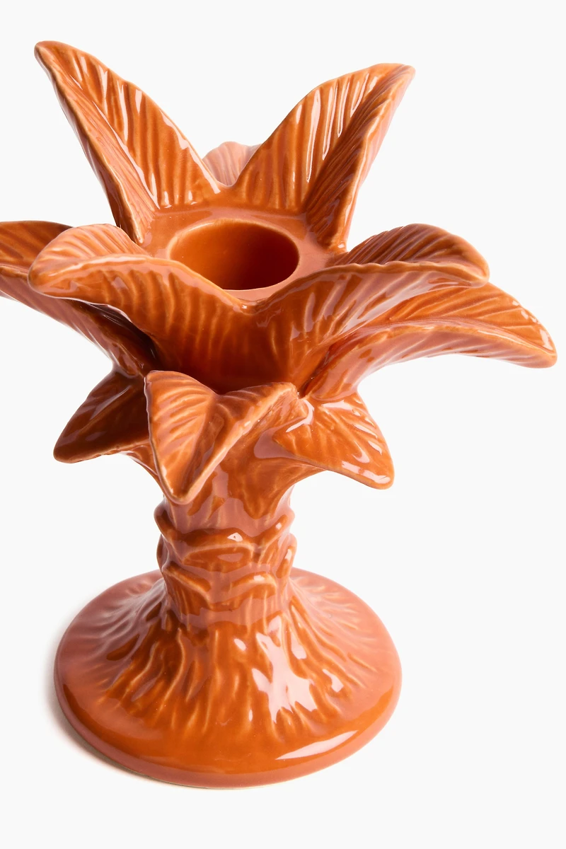 Small Palm Tree Candlestick