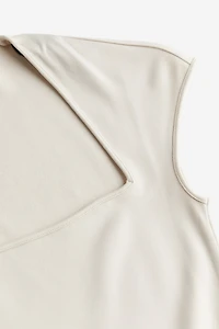 Cap-sleeved Bodycon Dress