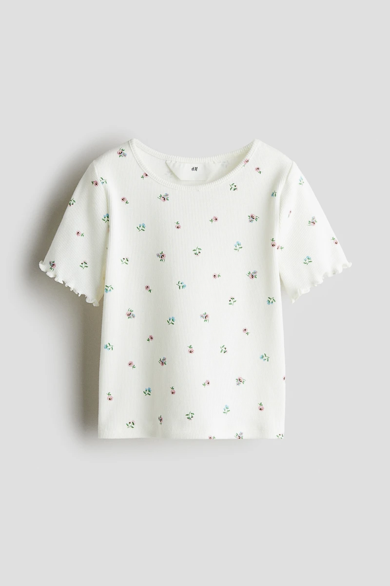 Ribbed Cotton Top