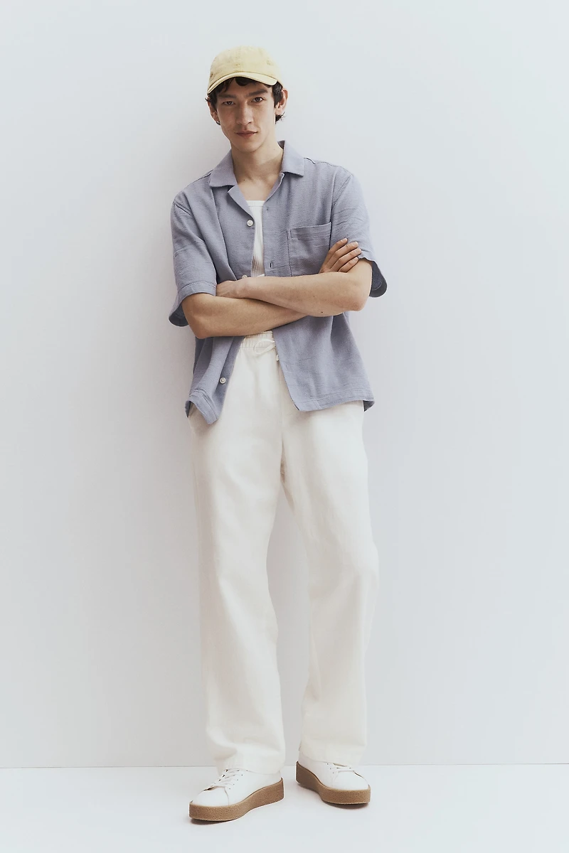 Relaxed-Fit Linen Pants