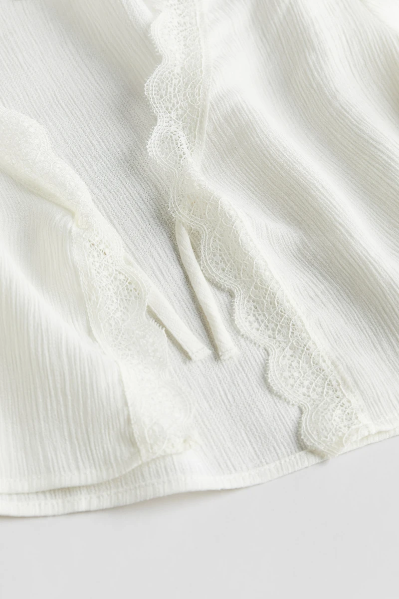Tie-front Blouse