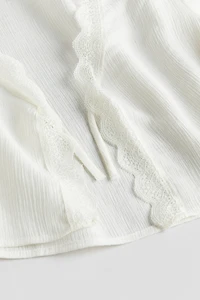 Tie-front Blouse