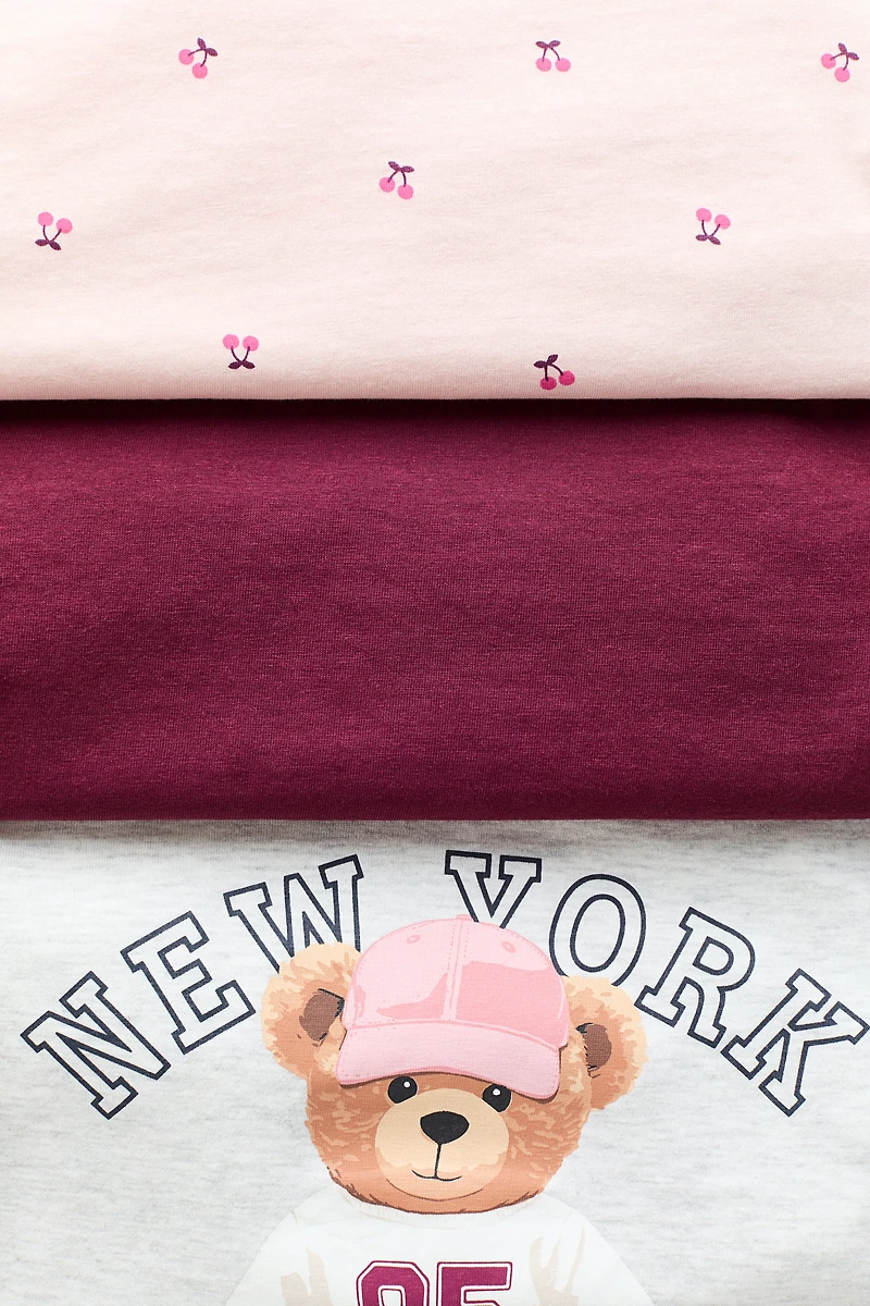 3-Pack Printed T-Shirts