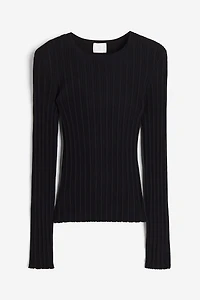Rib-knit Top