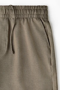 Relaxed-Fit Waffled Shorts