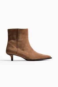 Pointed-Toe Ankle Boots