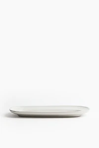 Reactive-Glaze Serving Plate
