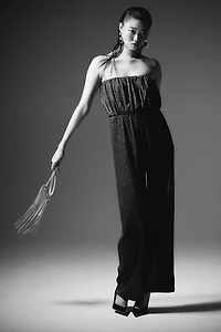 Ribbed Bandeau Jumpsuit