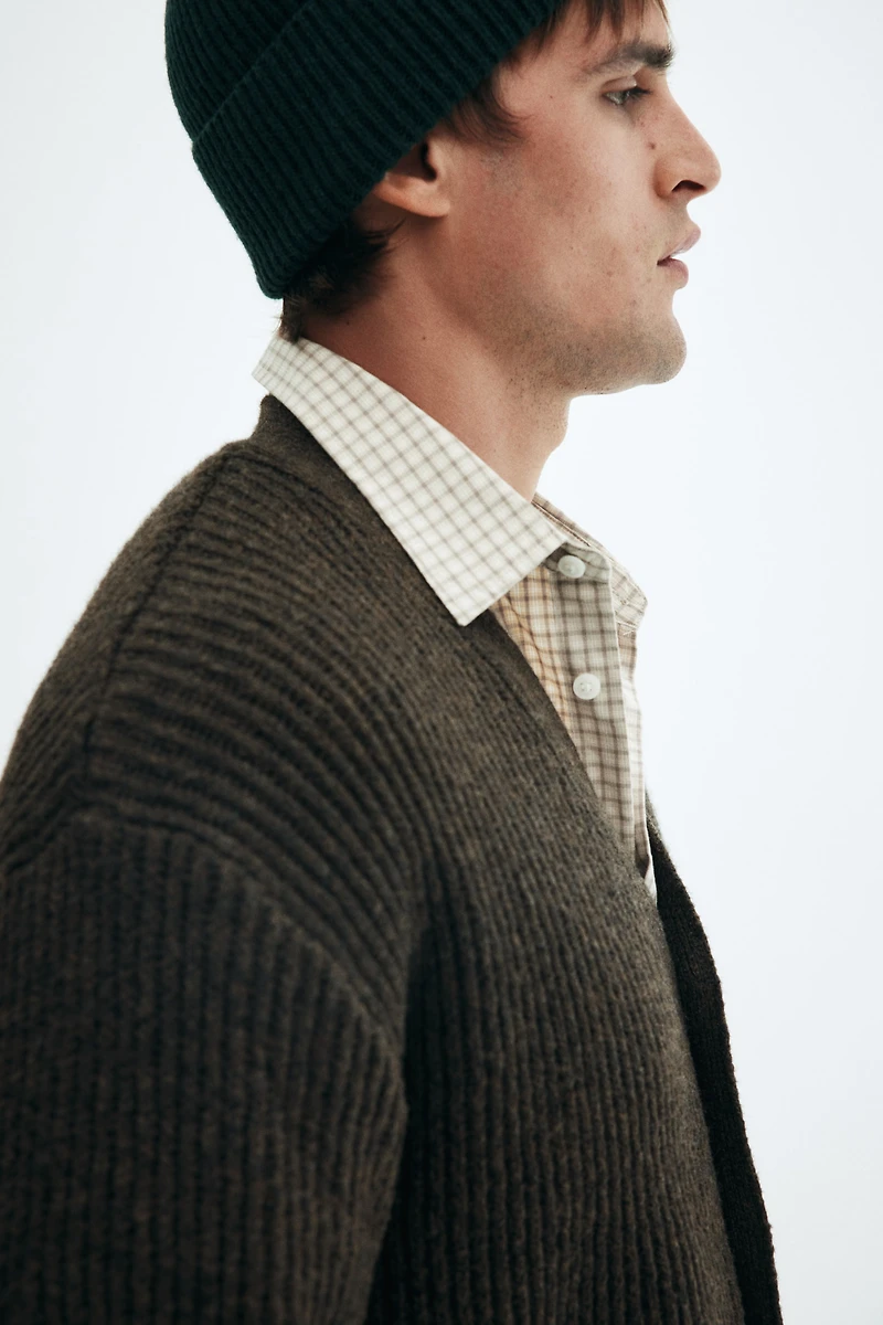 Chandail ample en tricot côtelé