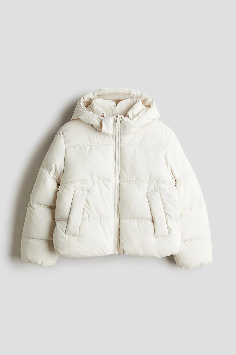 Manteau en duvet à capuchon