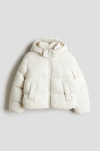 Manteau en duvet à capuchon