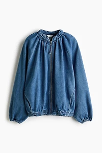 Gathered Bomber Jacket